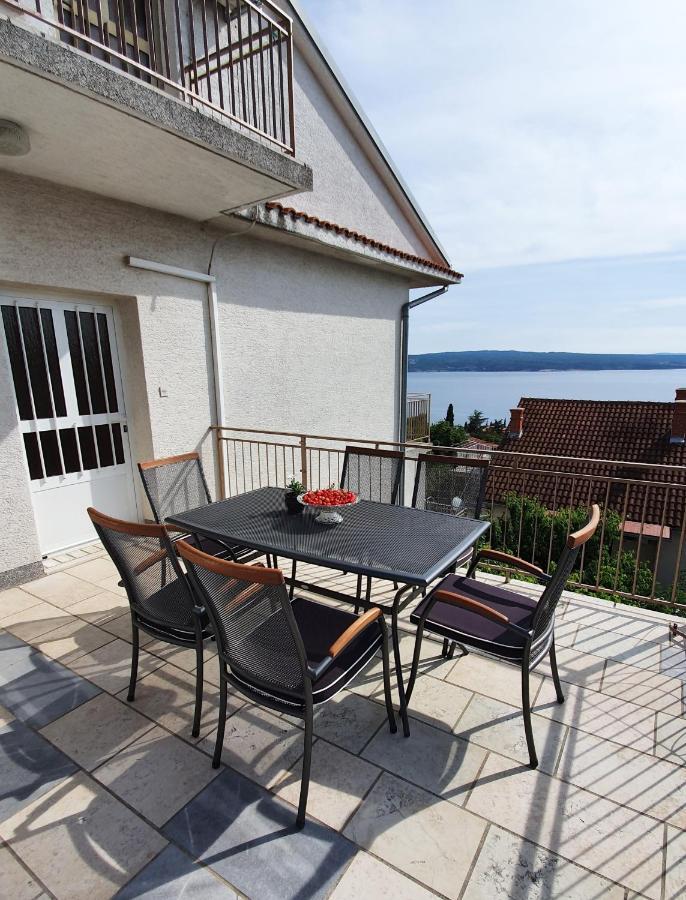 Seaview Apartment With Balcony And Terrace Barac Crikvenica Exteriör bild