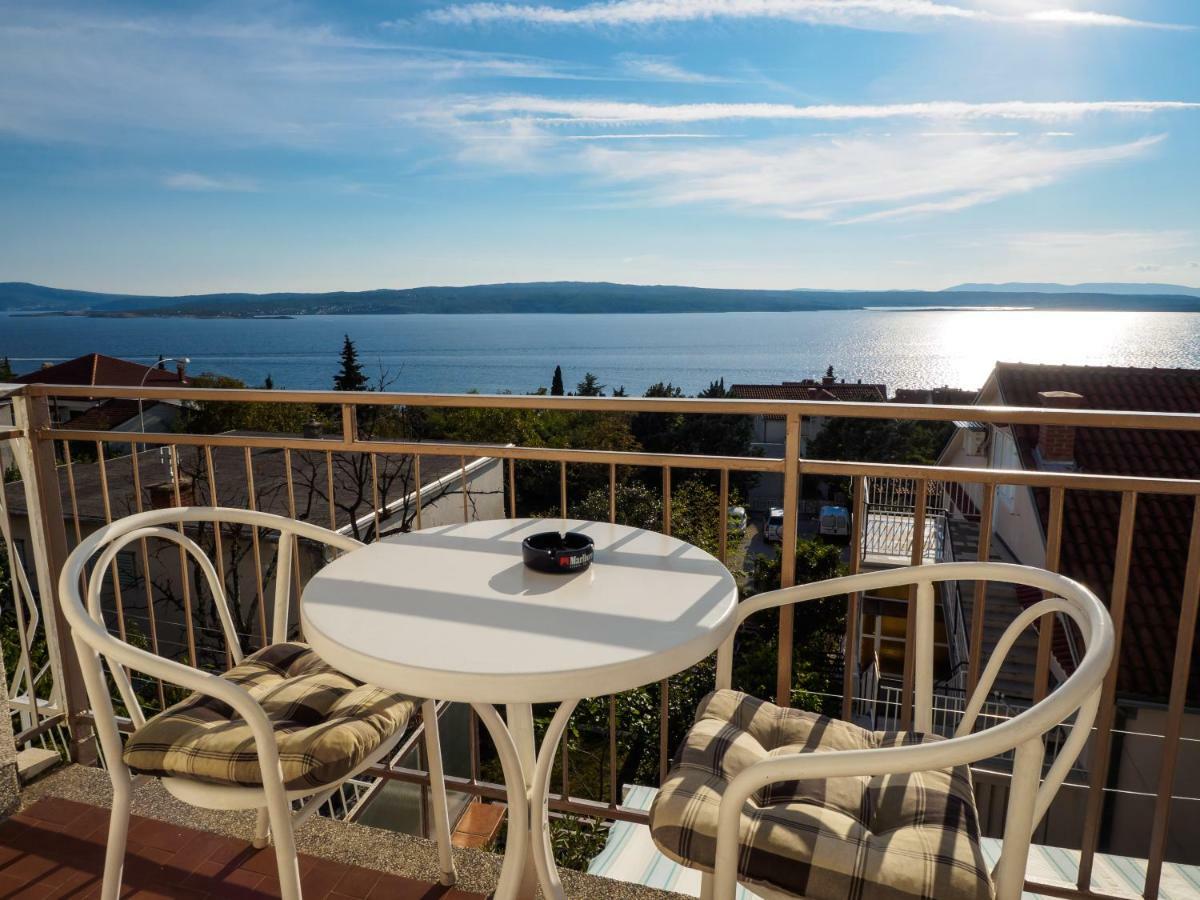 Seaview Apartment With Balcony And Terrace Barac Crikvenica Exteriör bild